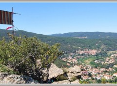 Fonds d'cran Voyages : Europe Amlie les bains (66) Vue du Drapeau