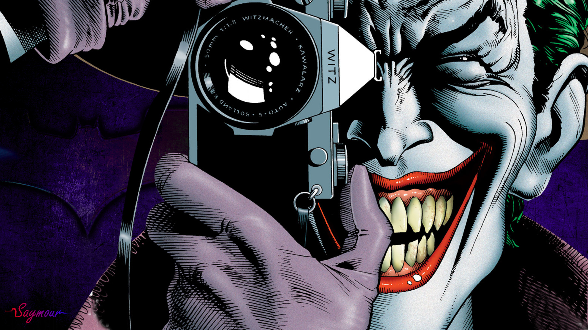 Fonds d'cran Comics et BDs Batman  Batman joker