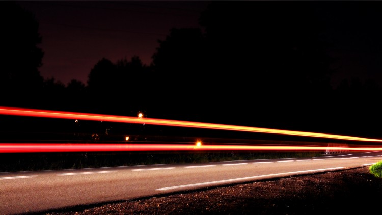 Fonds d'cran Constructions et architecture Routes - Autoroutes  travers la nuit