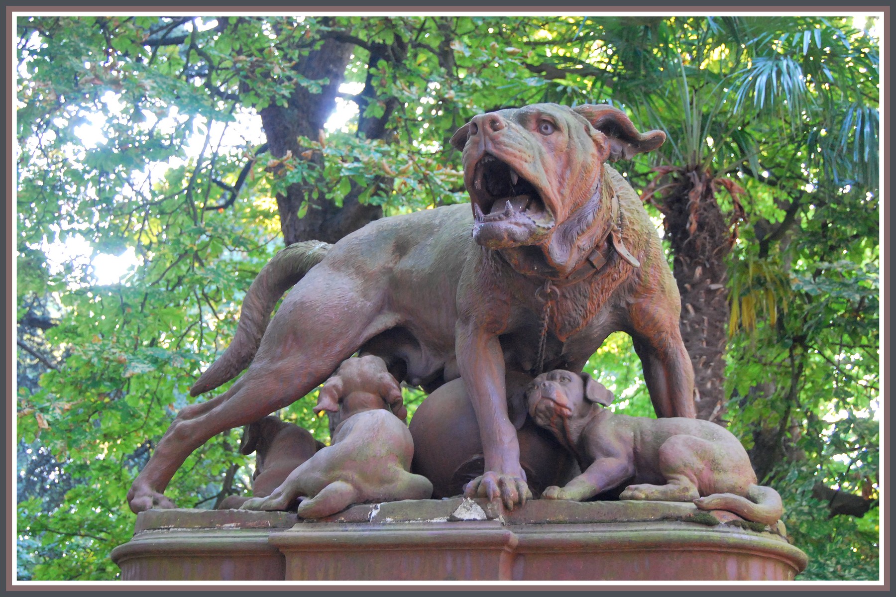 Wallpapers Nature Parks - Gardens Toulouse - Sculpture au jardin du Grand Rond