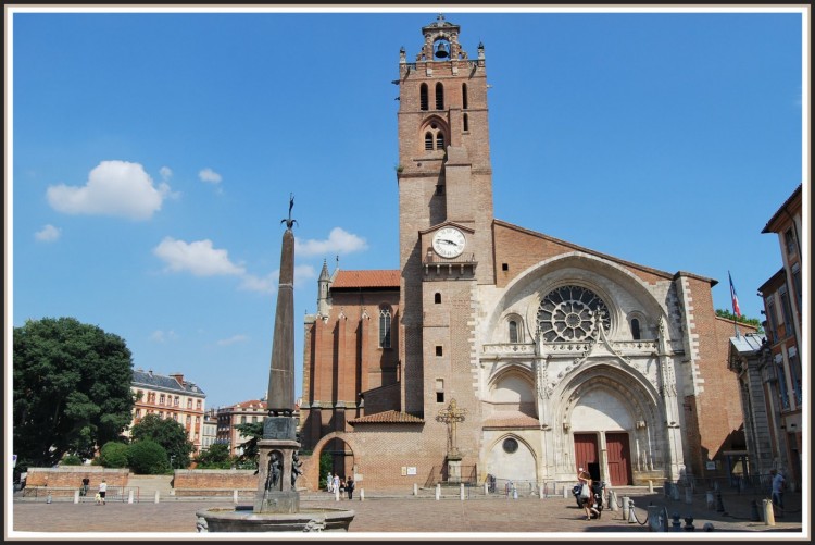 Wallpapers Constructions and architecture Religious Buildings Toulouse - Eglise Saint-Etienne