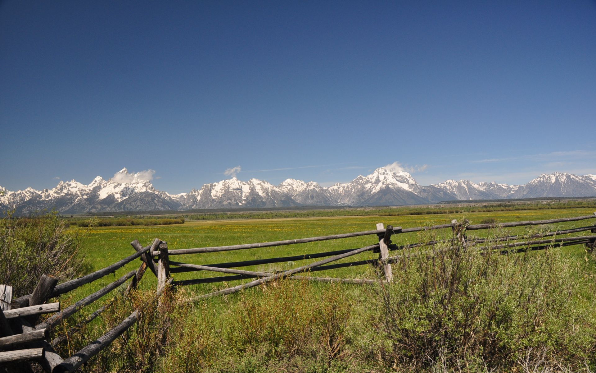 Fonds d'cran Nature Paysages Chane du Grand Teton (Wyoming)