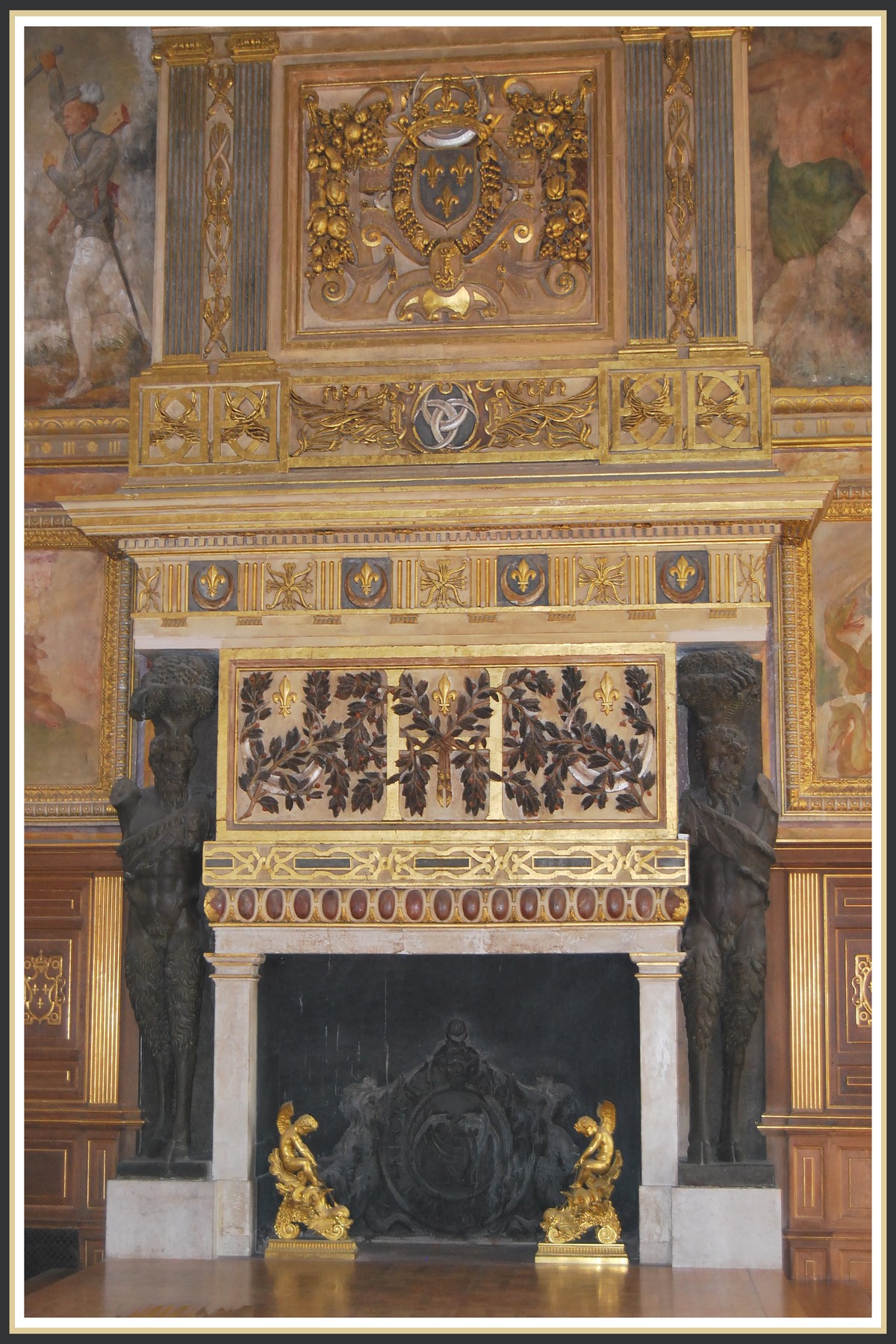 Wallpapers Constructions and architecture Castles - Palace Chateau de Fontainebleau - Chemine