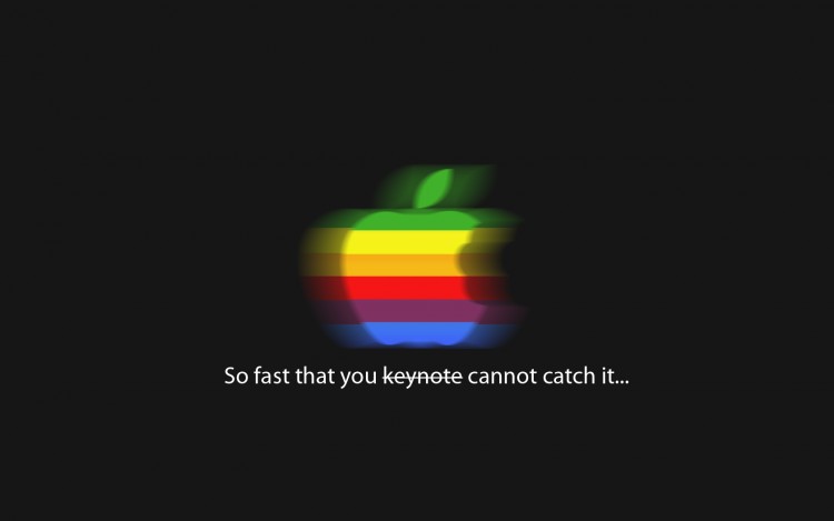 Fonds d'cran Informatique Apple So fast that you cannot catch it