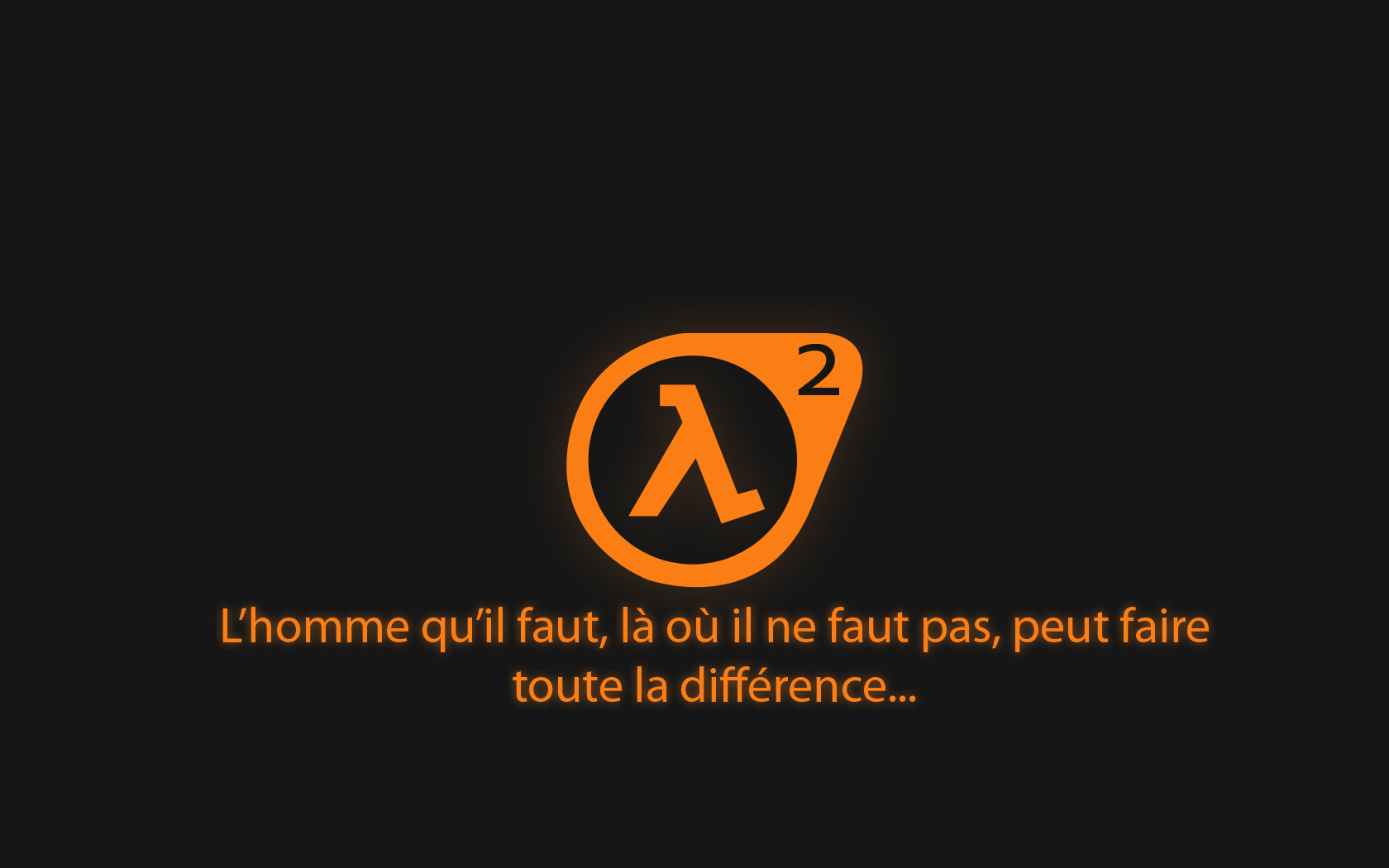 Fonds d'cran Jeux Vido Half-life 2 L'homme qu'il faut l o il ne faut pas peut faire toute la diffrence... >Gman >Half-Life 2