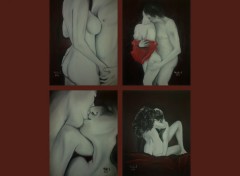 Fonds d'cran Erotic Art Trittico