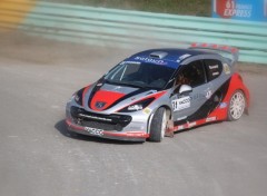 Fonds d'cran Voitures Peugeot 207 WRC en glisse