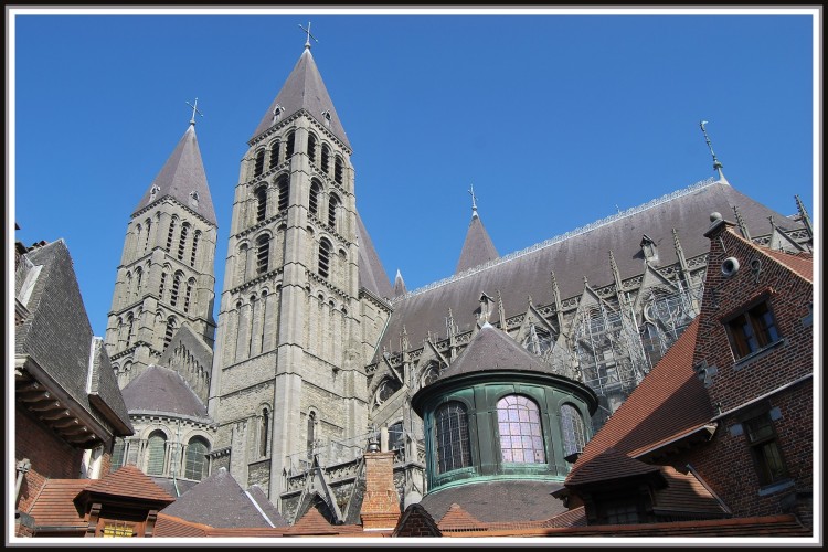 Wallpapers Constructions and architecture Religious Buildings Tournai (Belgique) - Cathdrale Notre-Dame