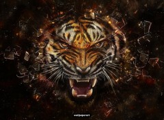 Wallpapers Digital Art Tigres