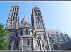 Fonds d'cran Constructions et architecture Tournai (Belgique) - Cathdrale Notre-Dame