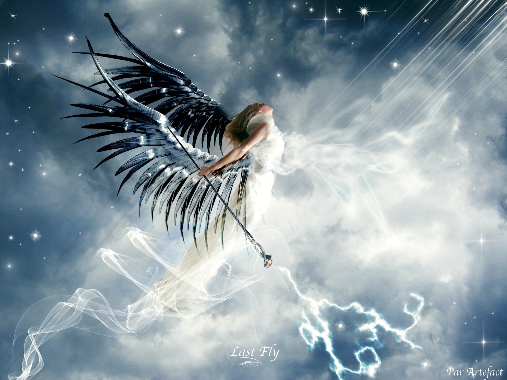 Wallpapers Fantasy and Science Fiction Angels Last Fly