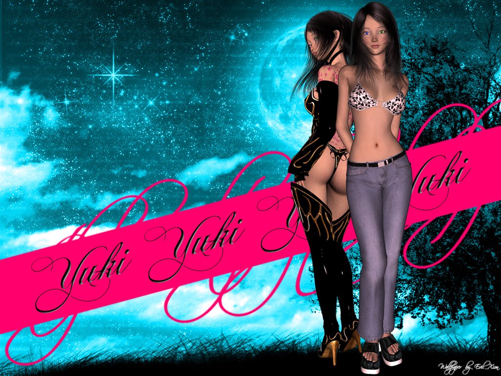 Fonds d'cran Art - Numrique Daz Studio  Moonlight Yuki