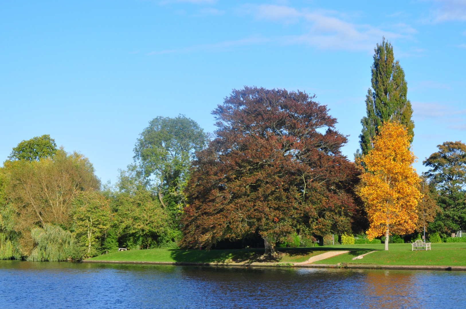 Wallpapers Nature Seasons - Fall Bord de la Tamise, Automne