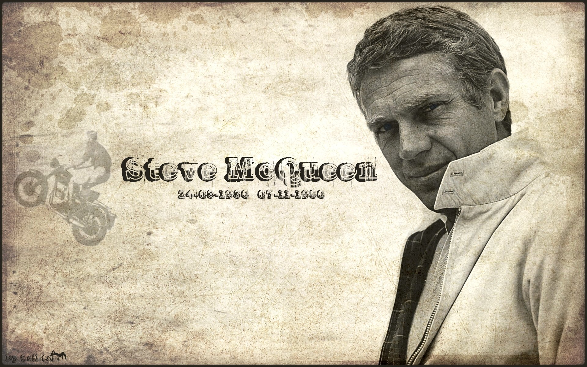 Fonds d'cran Clbrits Homme Steve Mcqueen Steve McQueen Version2 