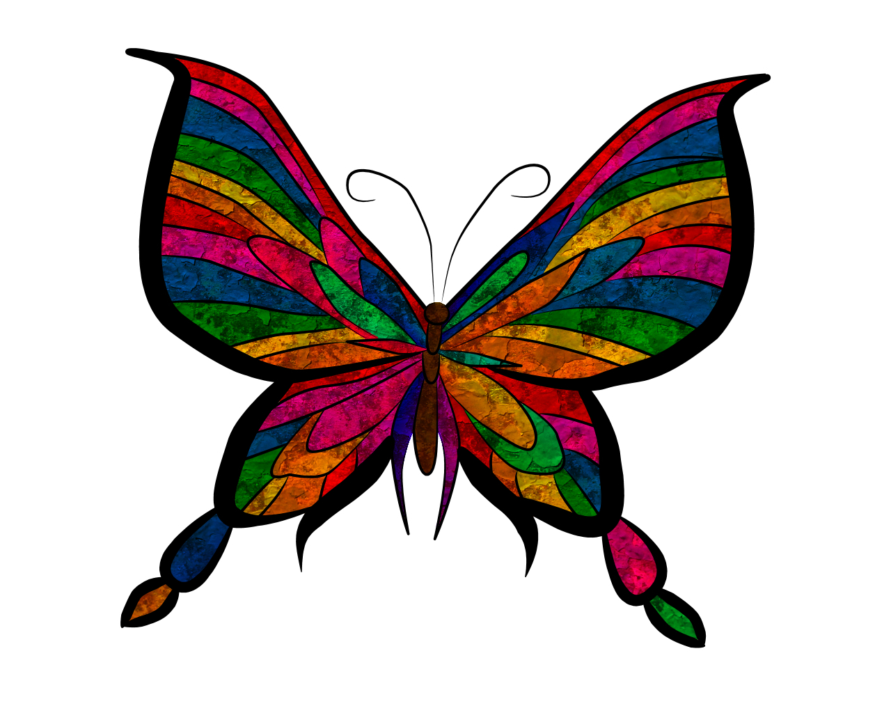 Wallpapers Digital Art Animals Rusty Butterfly