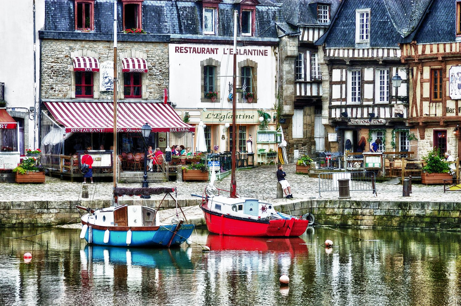 Fonds d'cran Voyages : Europe France > Bretagne Porto di Auray in HDR