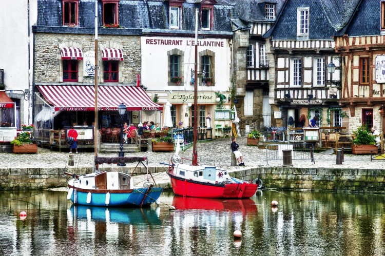 Fonds d'cran Voyages : Europe France > Bretagne Porto di Auray in HDR