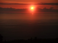 Fonds d'cran Nature Couch de soleil (le de la Runion)