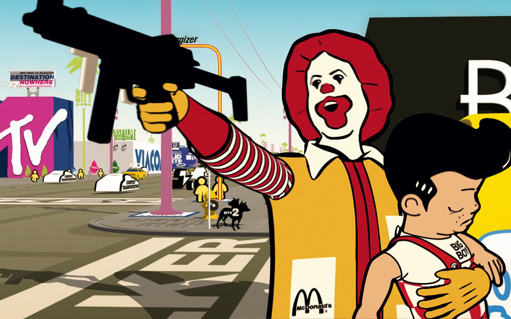 Wallpapers Brands - Advertising McDonald Logorama 3