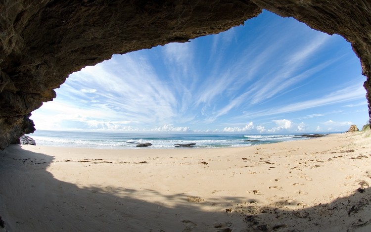 Fonds d'cran Nature Arches Un trou dans les nuages