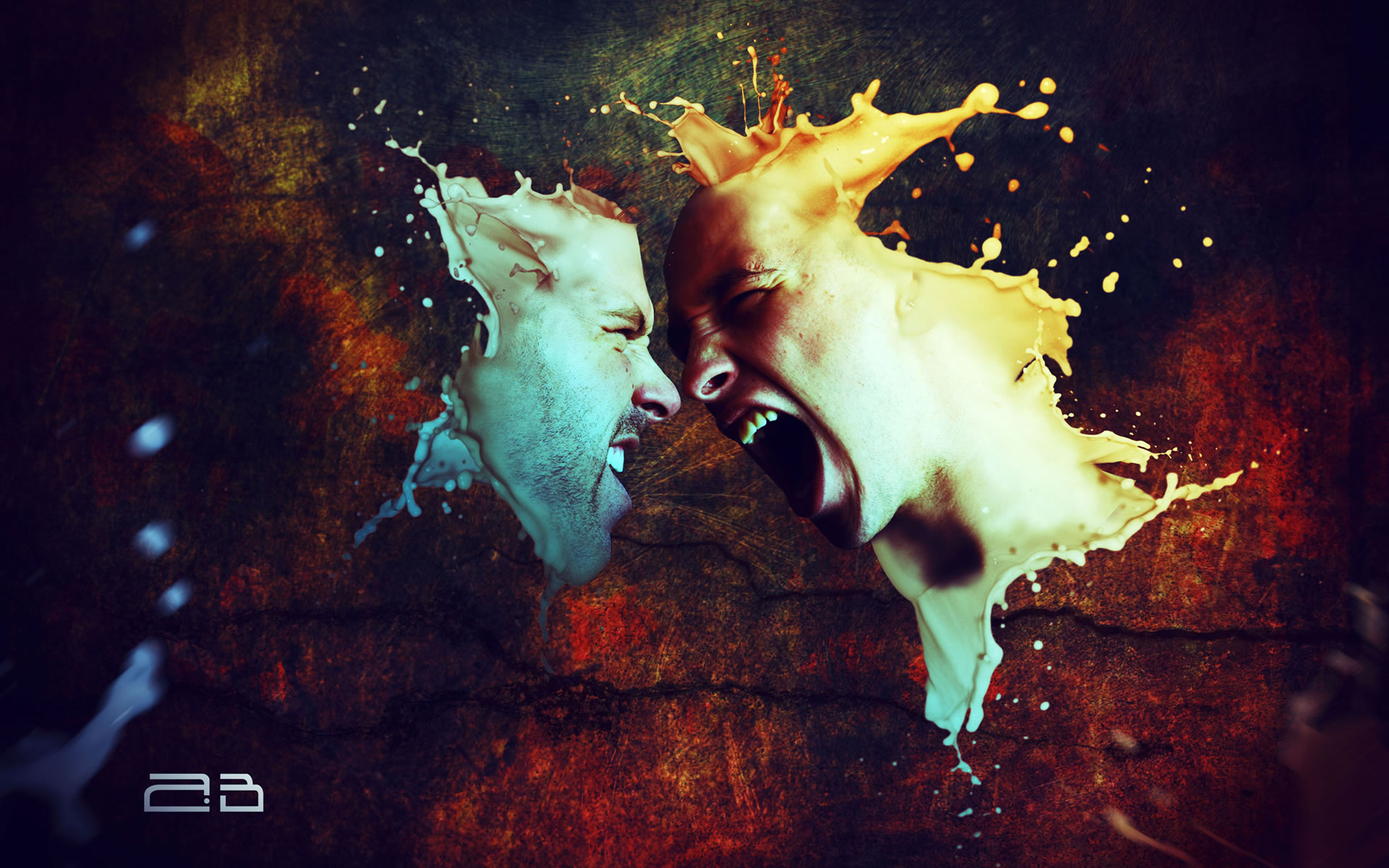 Wallpapers Digital Art Body Art War paint