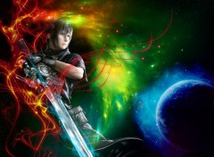 Fonds d'cran Jeux Vido Noctis Galaxy FFXIII Versus 