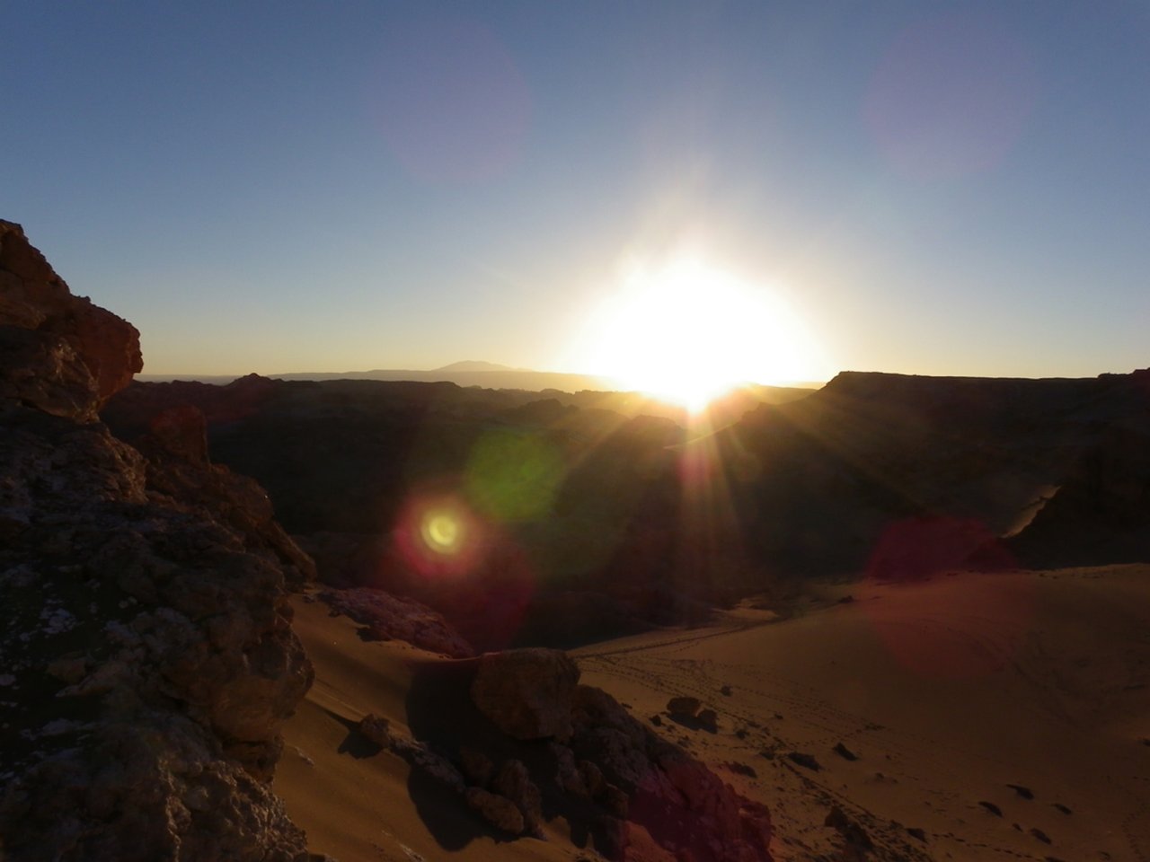 Fonds d'cran Voyages : Amrique du sud Chili Coucher Atacamien