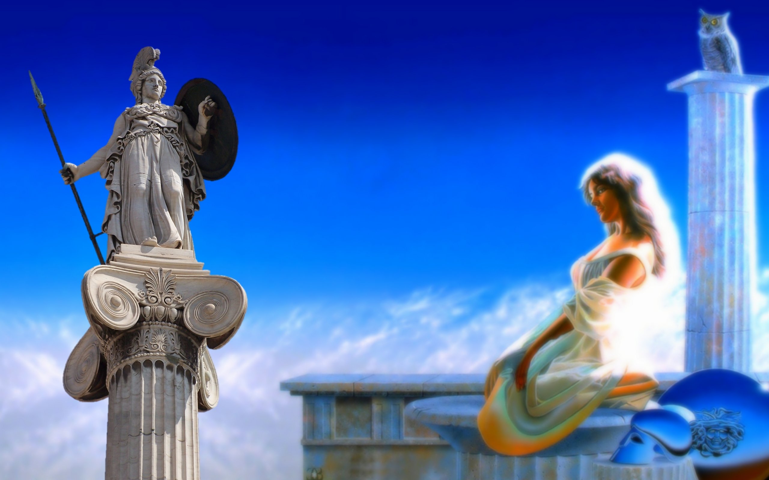 Wallpapers Fantasy and Science Fiction Gods - Goddesses Athna