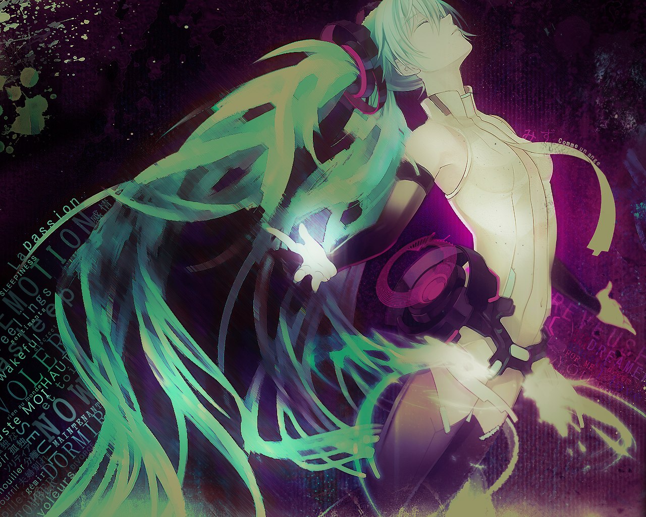 Wallpapers Manga Vocalods Vocaloid