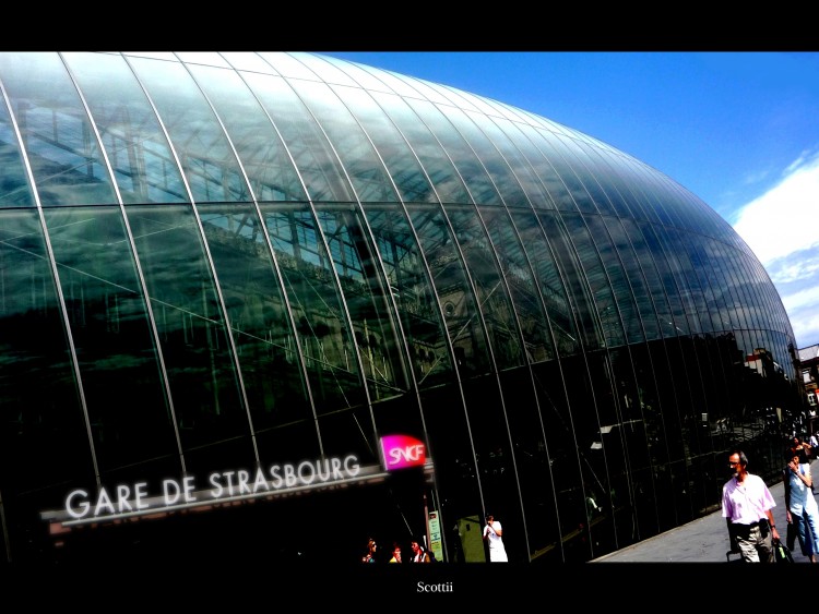 Wallpapers Constructions and architecture Stations - Railroads La Grande Verrire de la Gare de Strasbourg