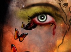 Wallpapers Digital Art butterfly eyes