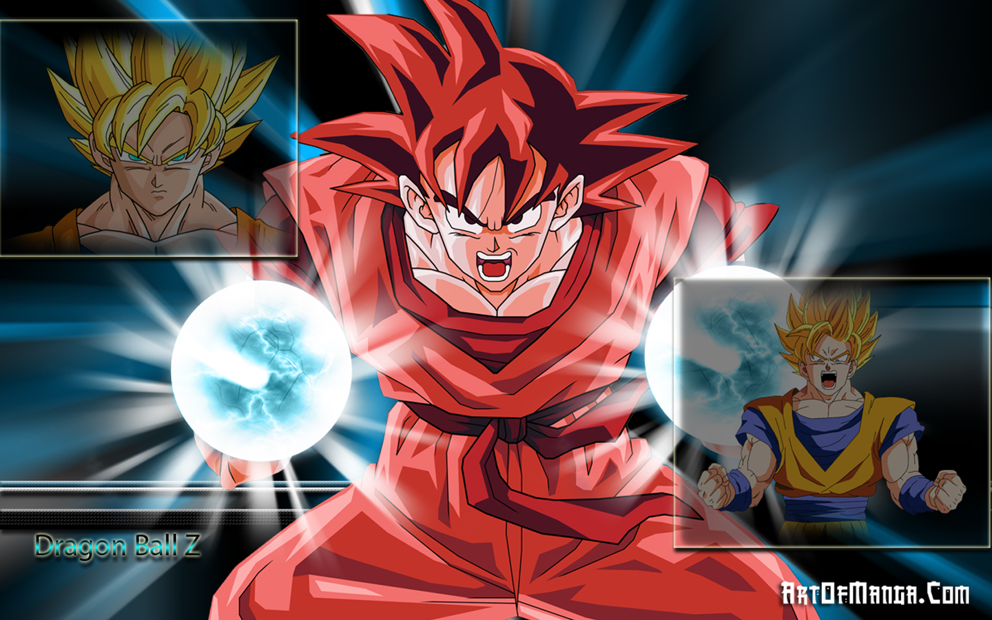 Fonds d'cran Manga Dragon Ball Z Sangoku