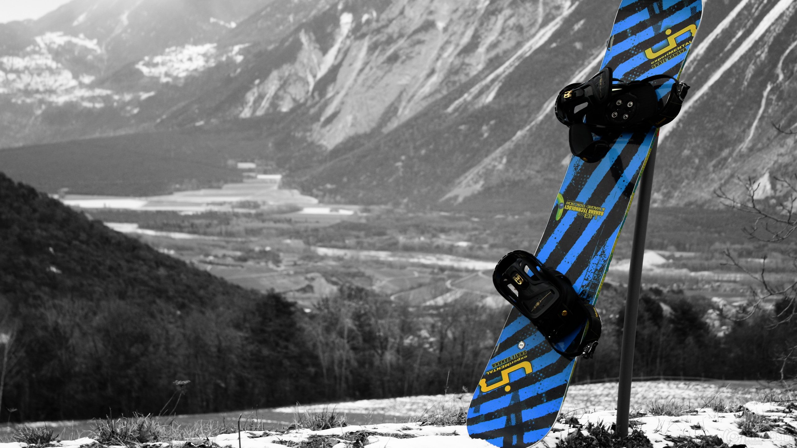 Fonds d'cran Sports - Loisirs Snowboard Il est grand temps!