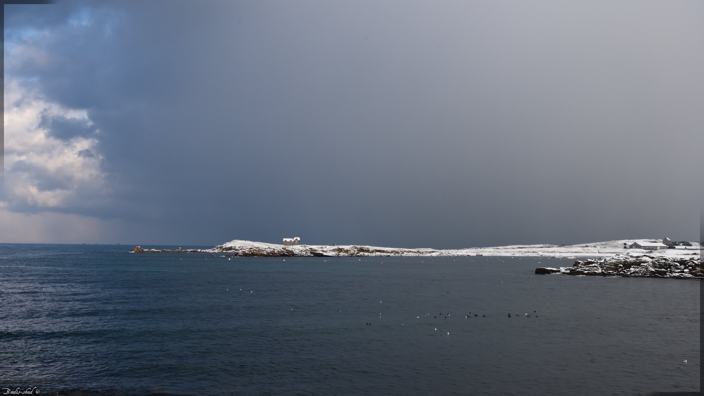 Fonds d'cran Nature Mers - Ocans - Plages Mer et neige