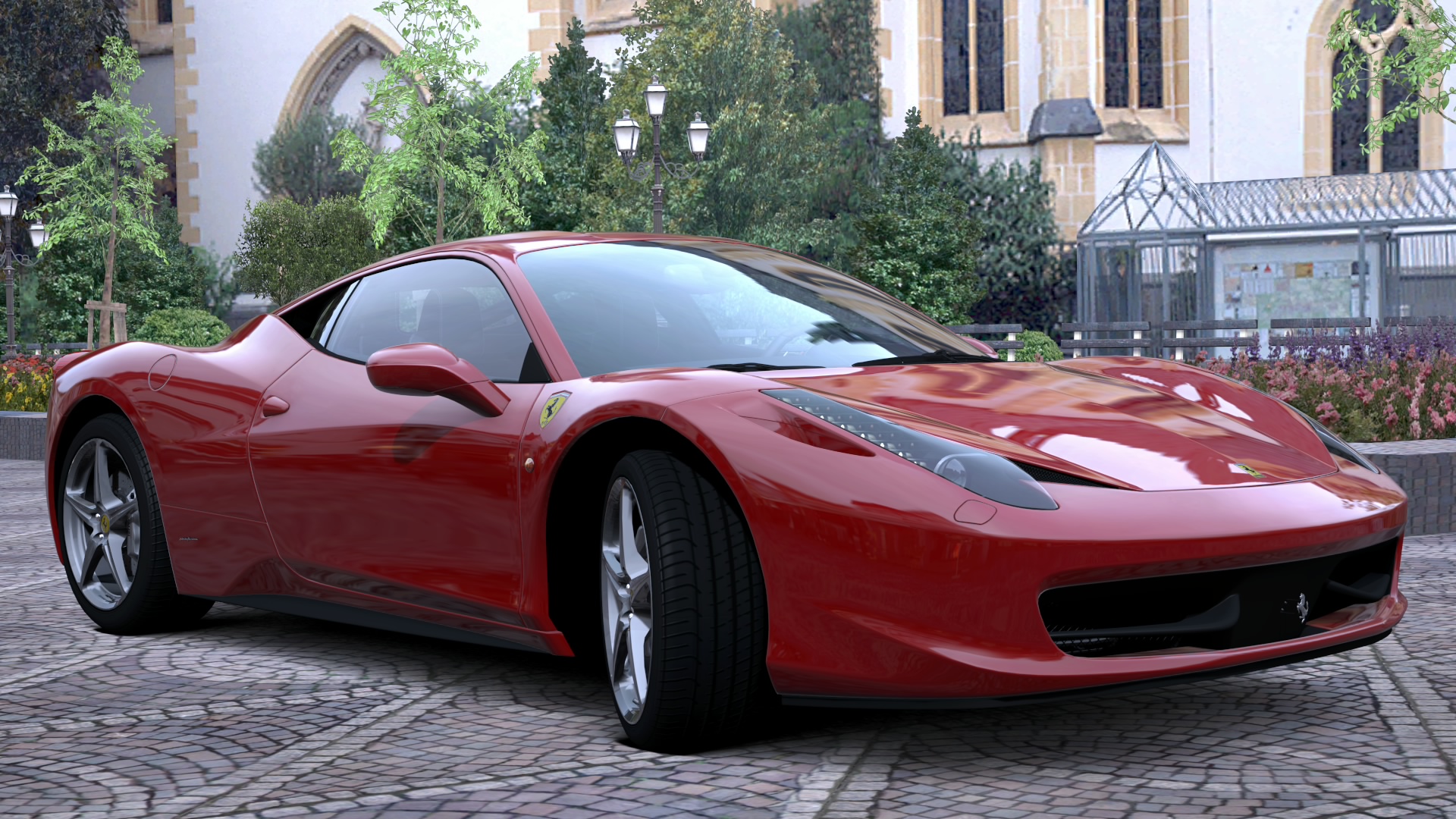 Fonds d'cran Jeux Vido Gran Turismo 5 Ferrari 458 italia