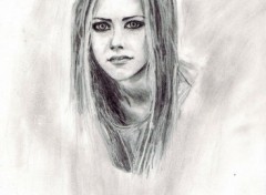 Fonds d'cran Art - Crayon Avril Lavigne