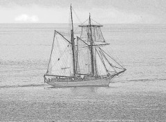 Fonds d'cran Bateaux Golette en rade de Brest