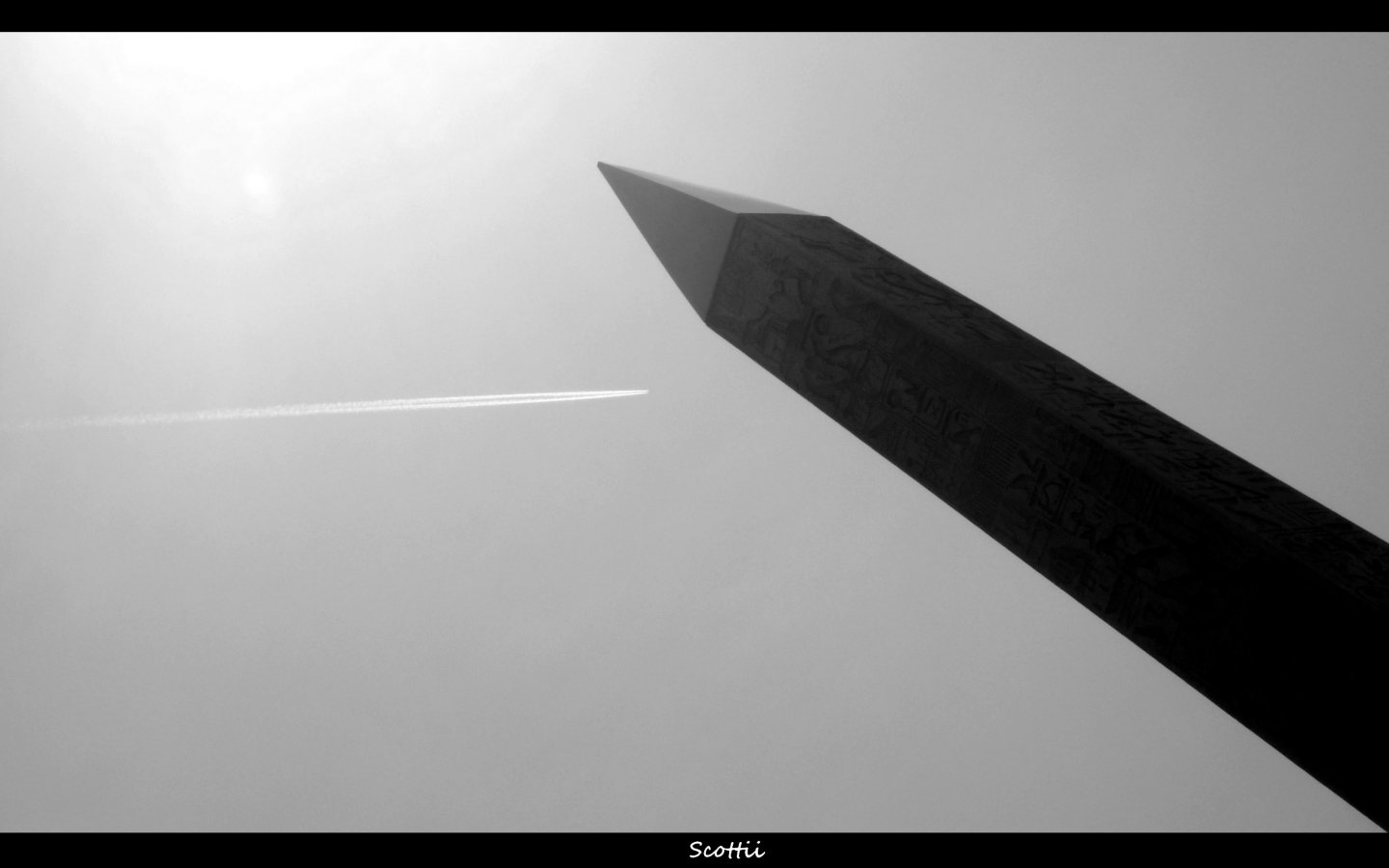 Fonds d'cran Constructions et architecture Statues - Monuments Place de la Concorde et l'Avion