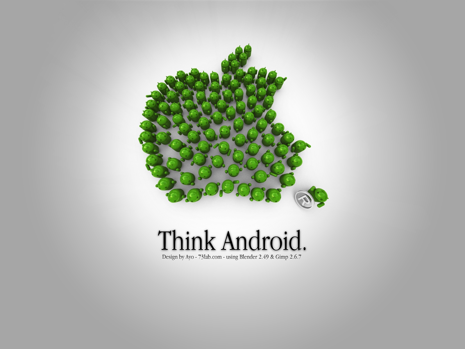 Fonds d'cran Informatique Android Think Android !