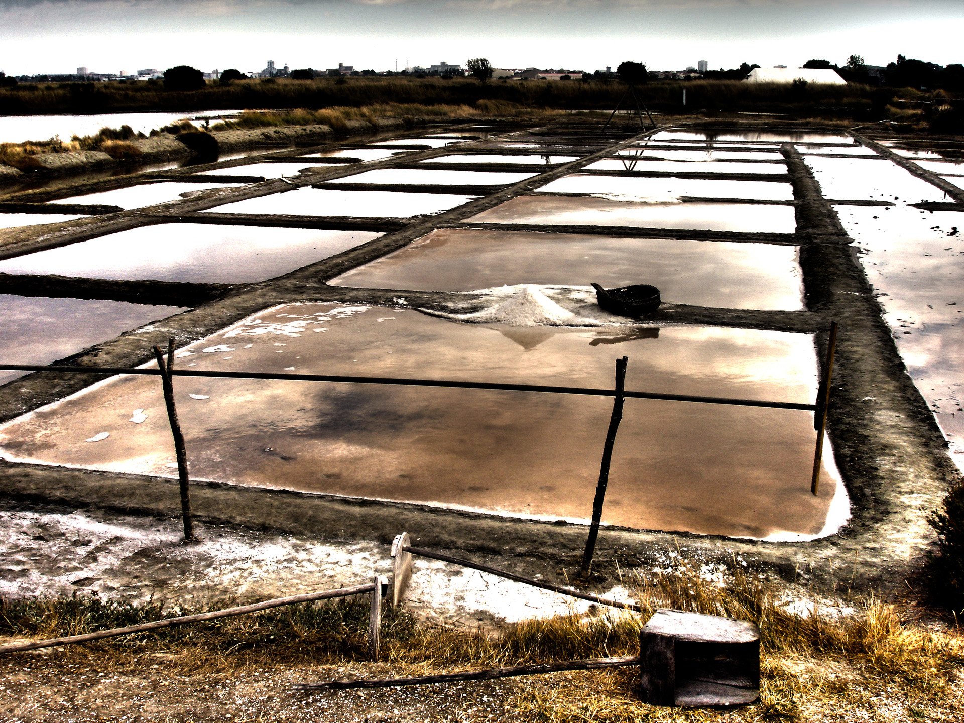 Wallpapers Nature Water Marais Salant HDR