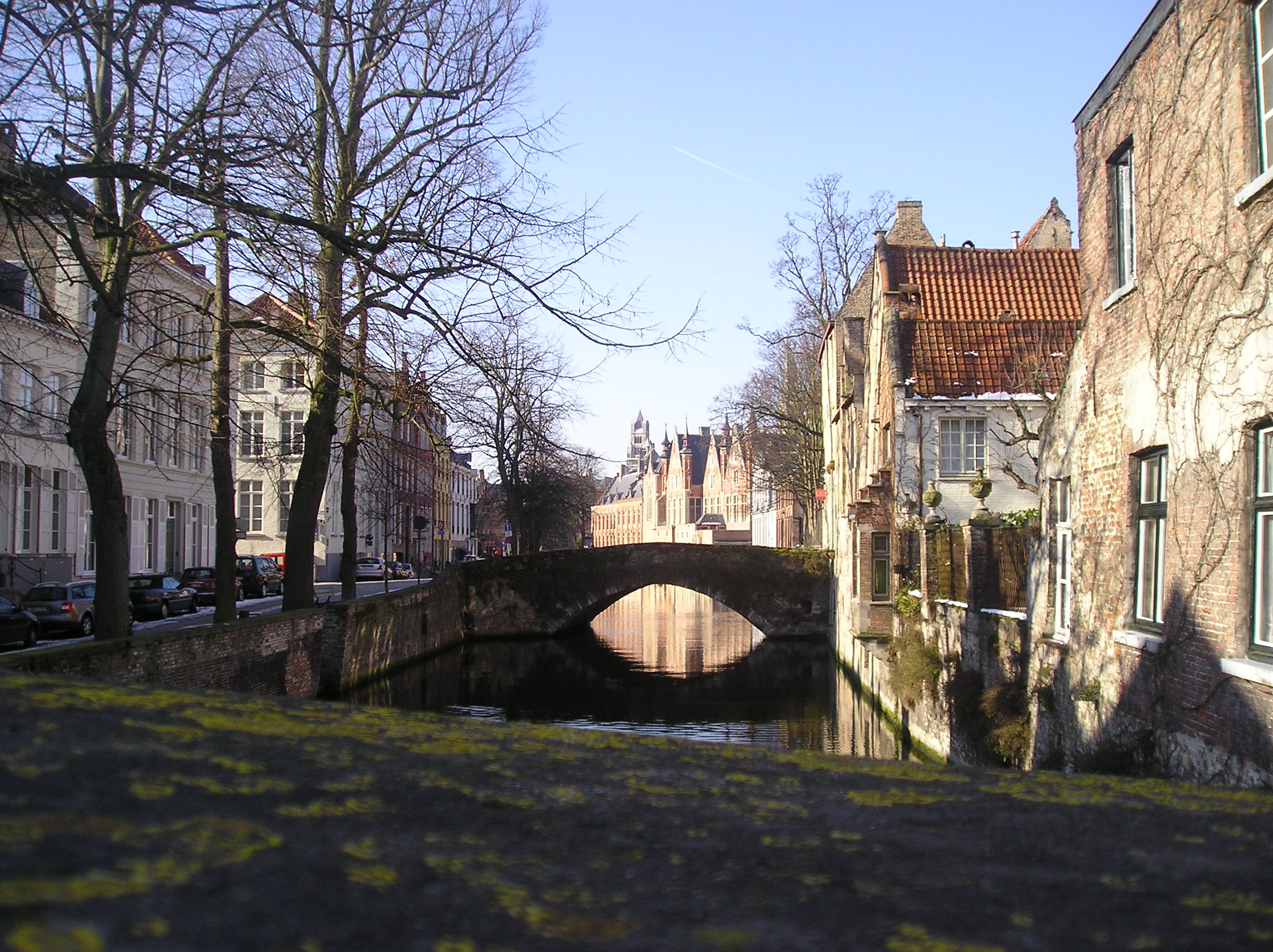 Fonds d'cran Constructions et architecture Ponts - Aqueducs Canal  Bruges