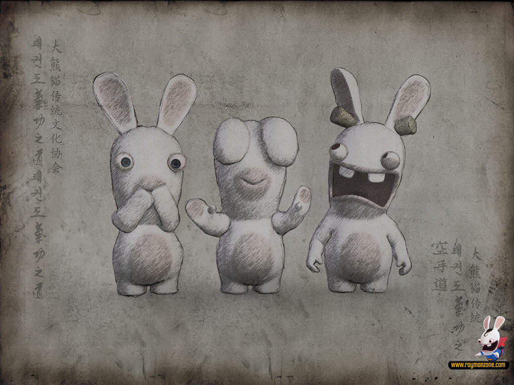 Wallpapers Video Games Rayman Raving Rabbids TV Party 