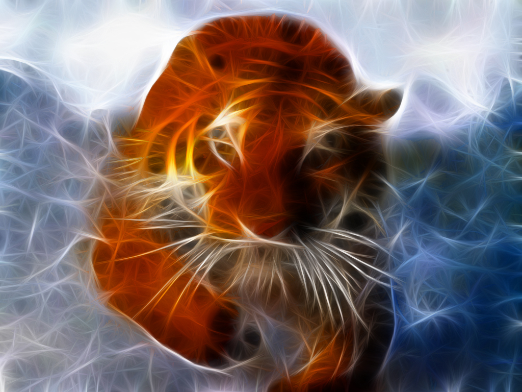 Wallpapers Animals Felines - Tigers Tigre qui surgit de l'eau