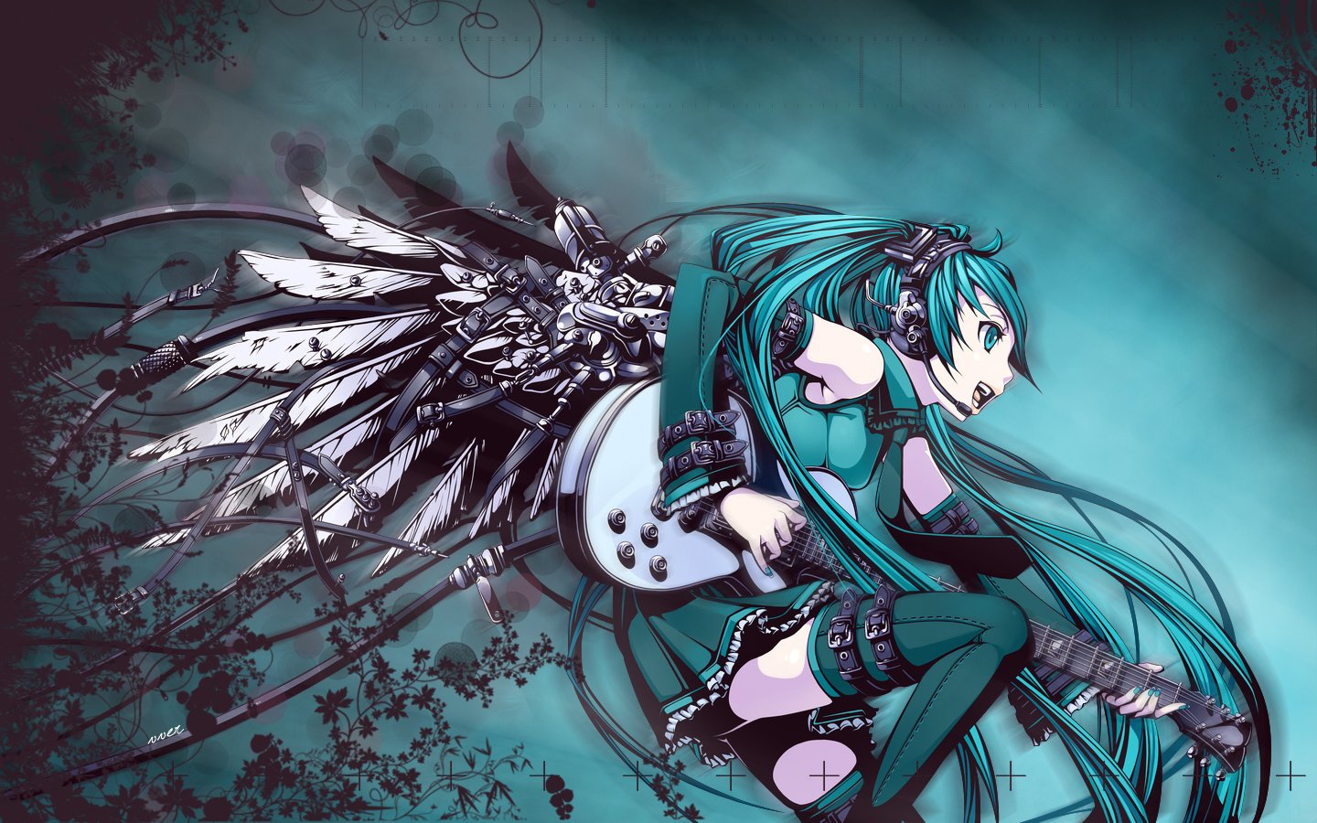 Wallpapers Manga Vocaloïds Guitar