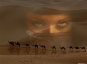 Wallpapers Fantasy and Science Fiction les yeux du desert