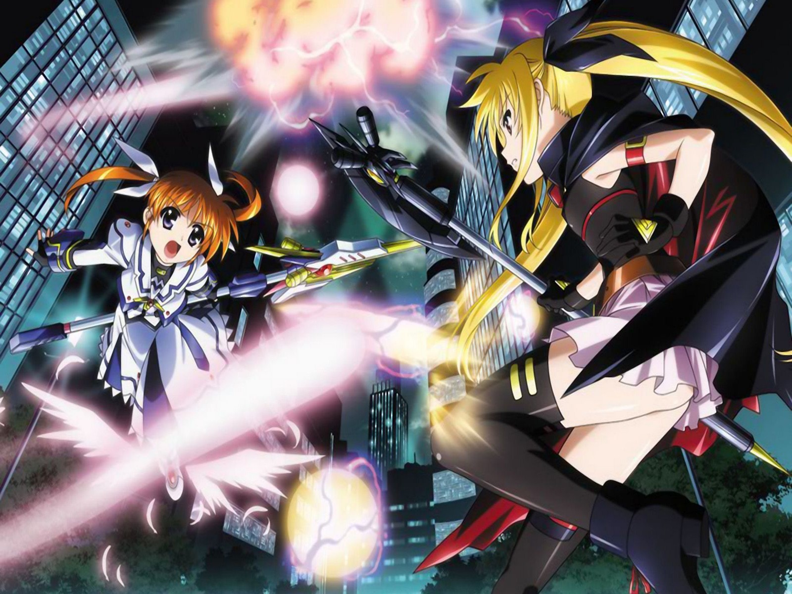 Fonds d'cran Manga Mahou Shoujo Lyrical Nanoha 