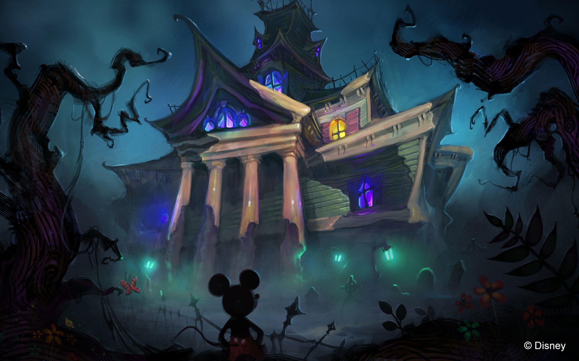 Fonds d'cran Jeux Vido Disney Epic Mickey Disney Epic Mickey