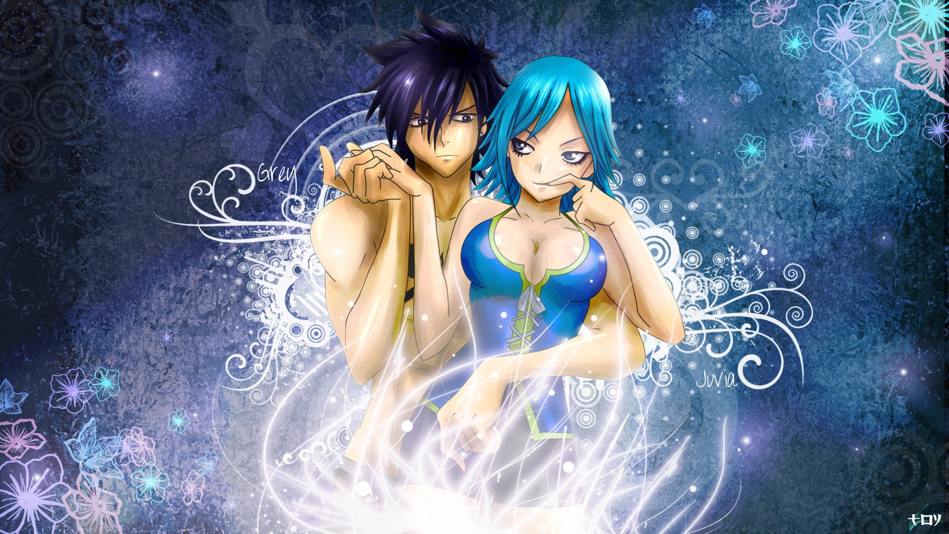 Fonds d'cran Manga Fairy Tail GreyJuvia