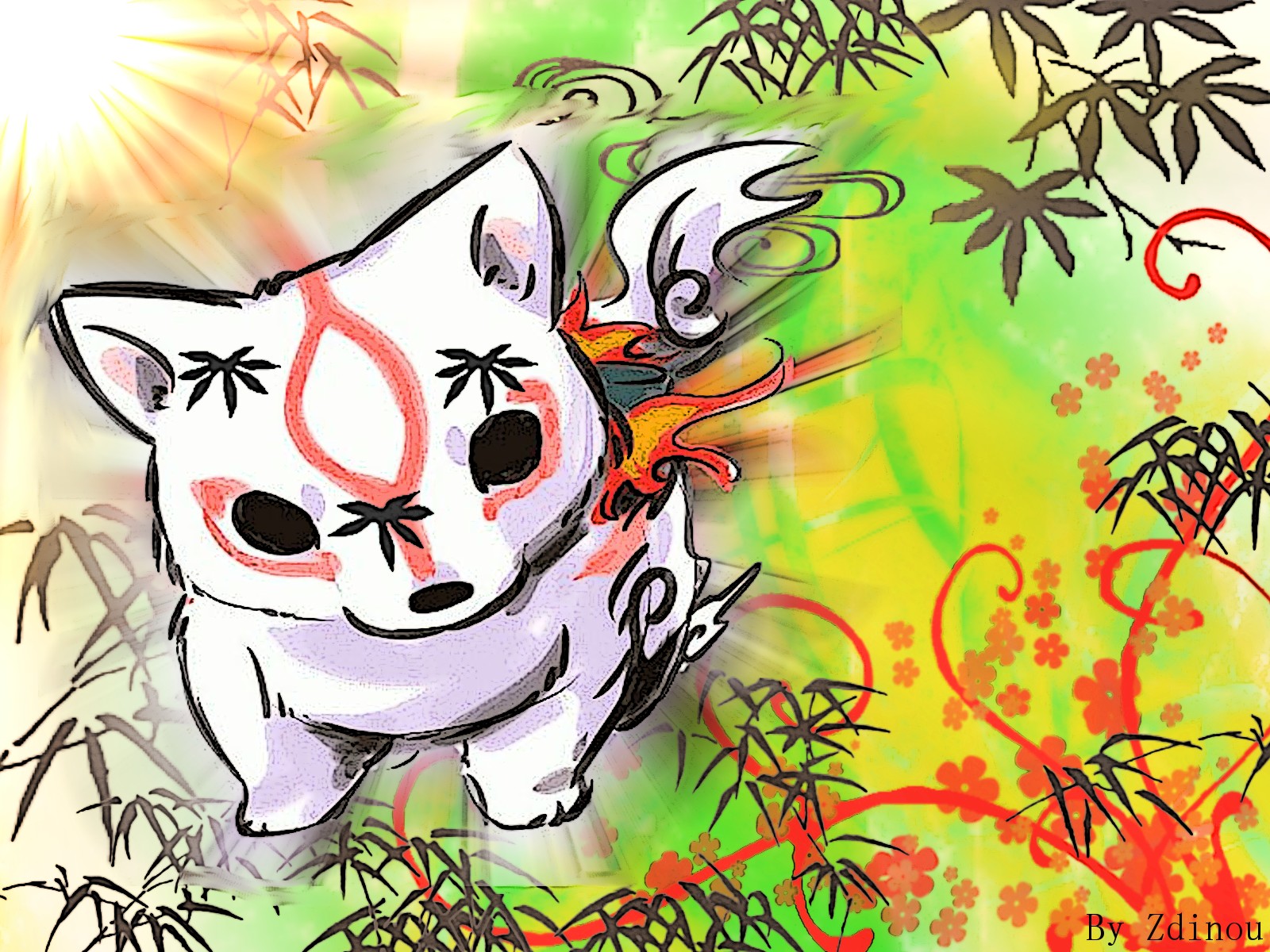 Wallpapers Video Games Okami Amaterasu bb