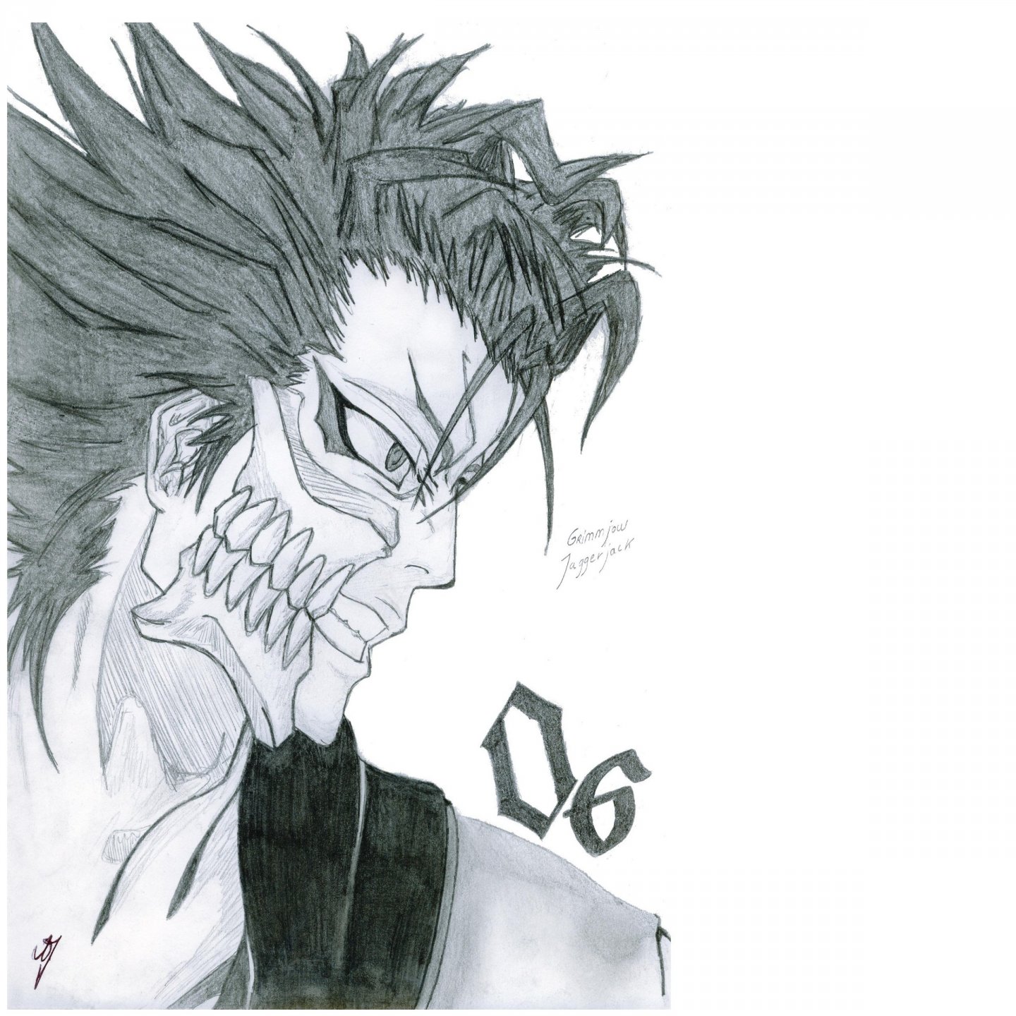 Wallpapers Art - Pencil Manga - Bleach grimmjow